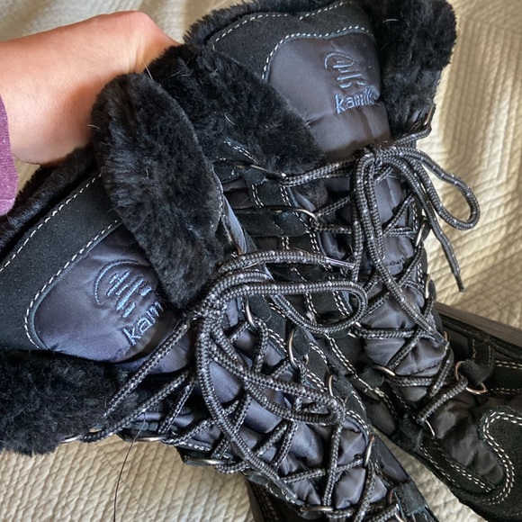 Kamik Snowvalley waterproof thinsulate snow boots in size 8.5 worn once indoors - Picture 5 of 6